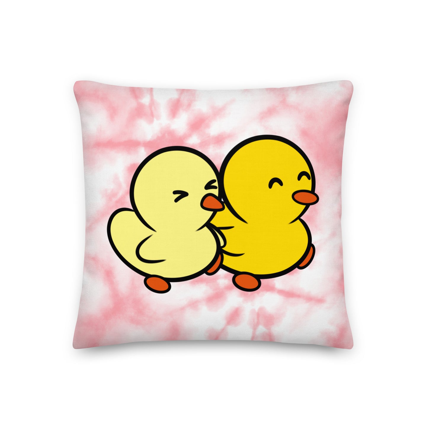 Duckie and Duck Cute - Premium Pillow