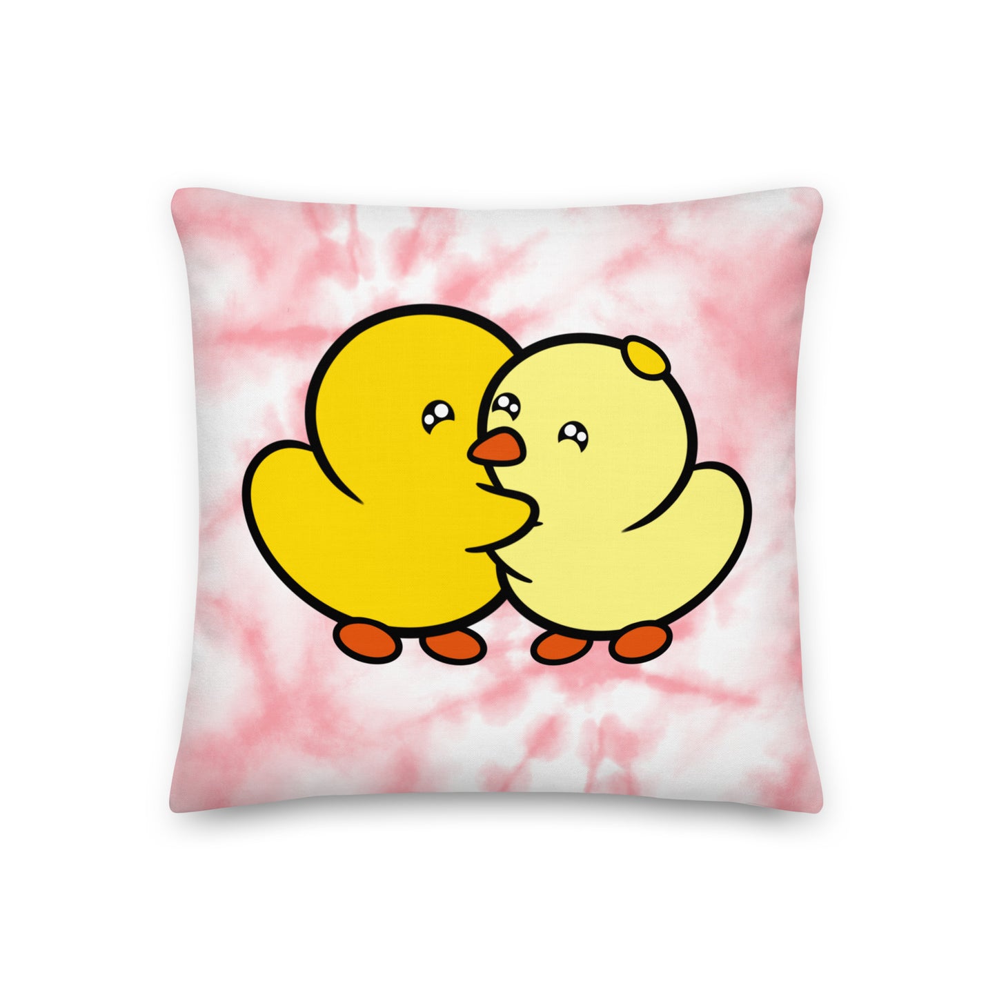 Duckie and Duck Cute - Premium Pillow