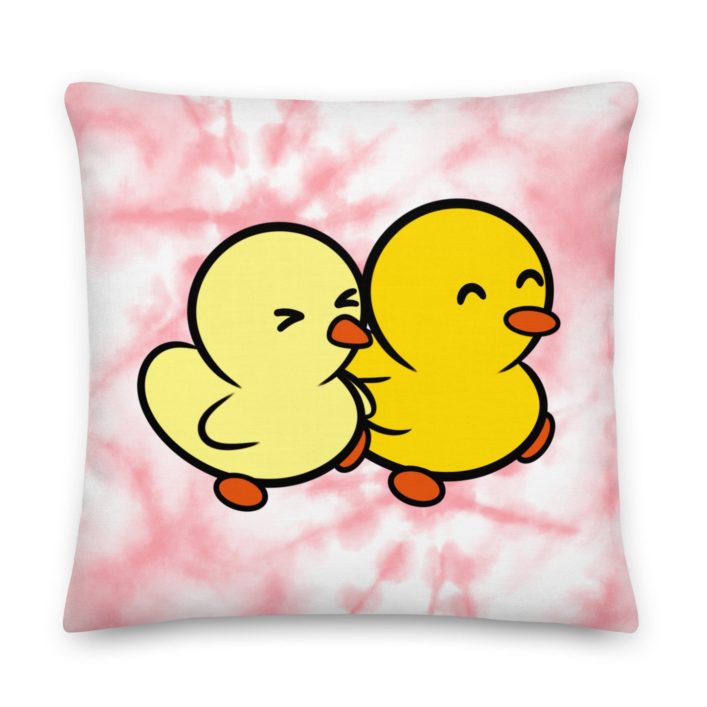 Duckie and Duck Cute - Premium Pillow