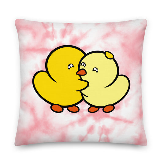 Duckie and Duck Cute - Premium Pillow