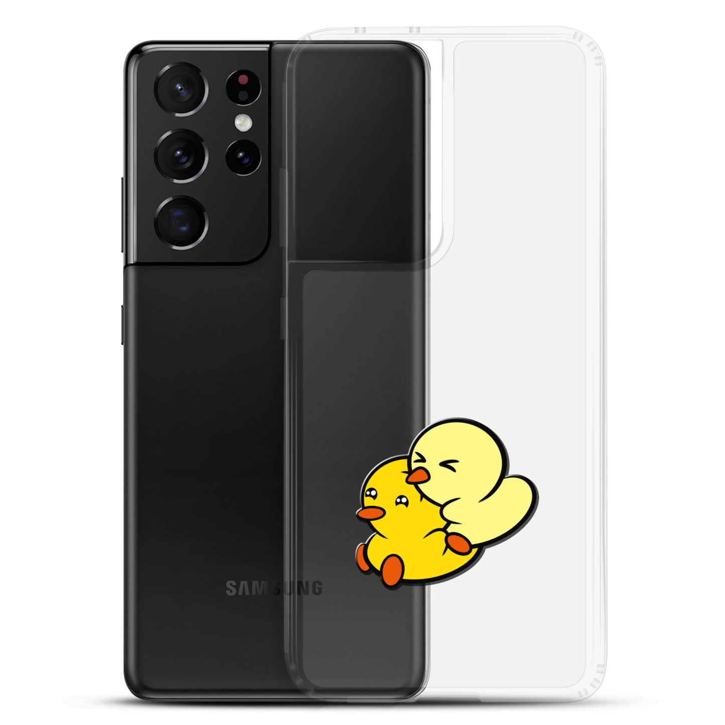 Duckie and Duck - Clear Case for Samsung®