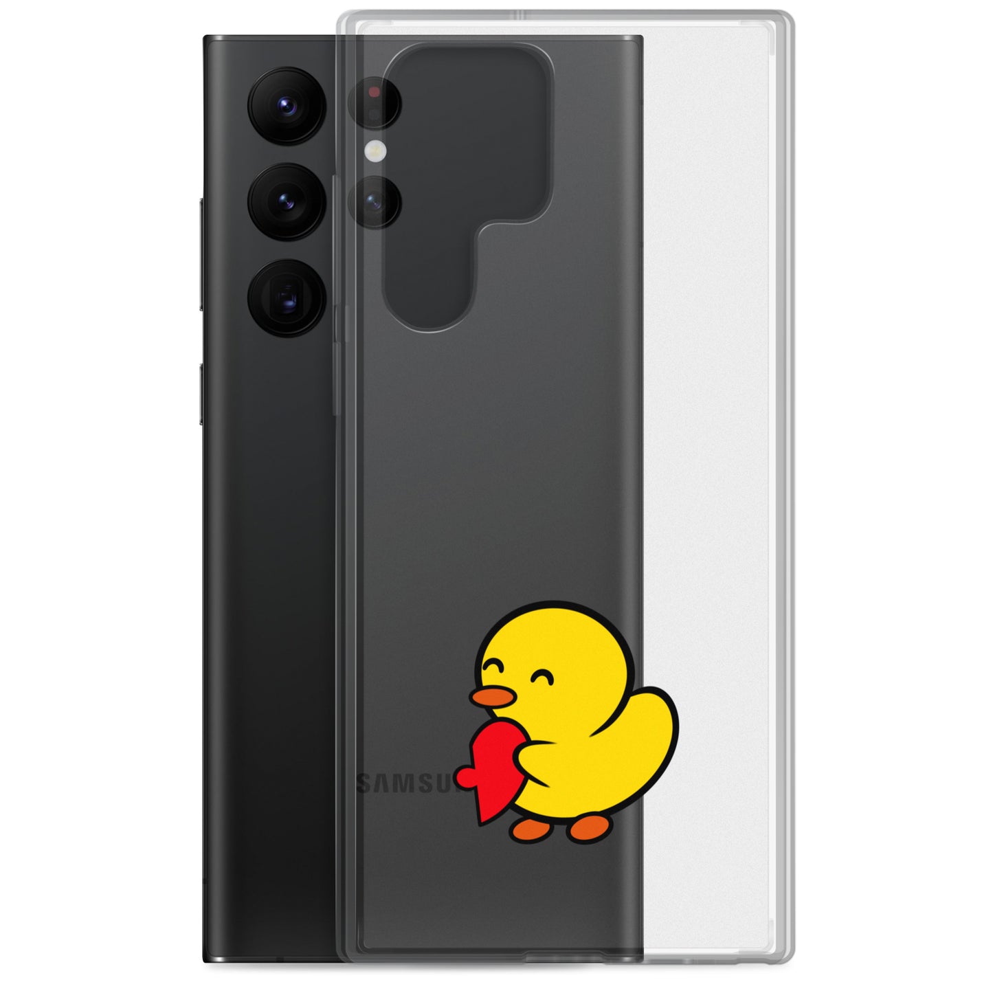 Heart Puzzle Duck - Clear Case for Samsung®