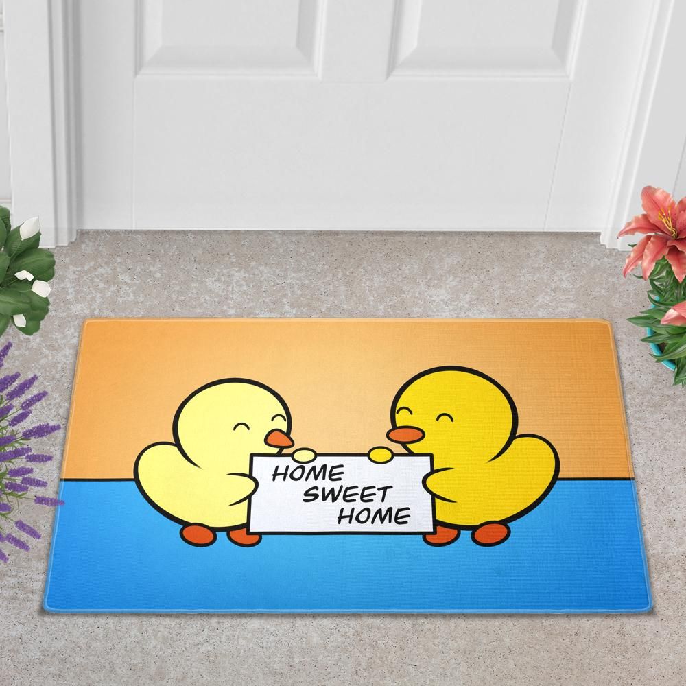 Duckie and Duck - Home Sweet Home Doormat