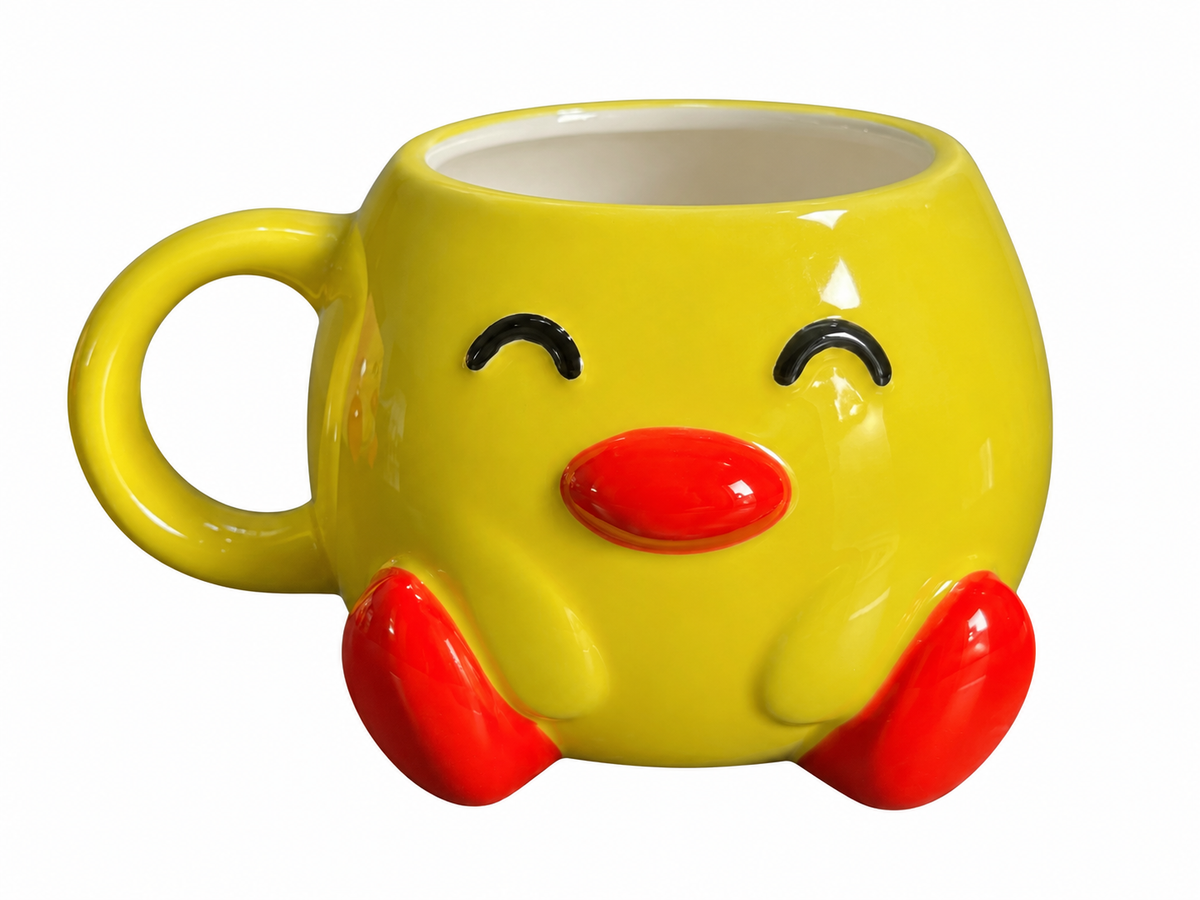 Duckie and Duck Ceramic Character Mugs