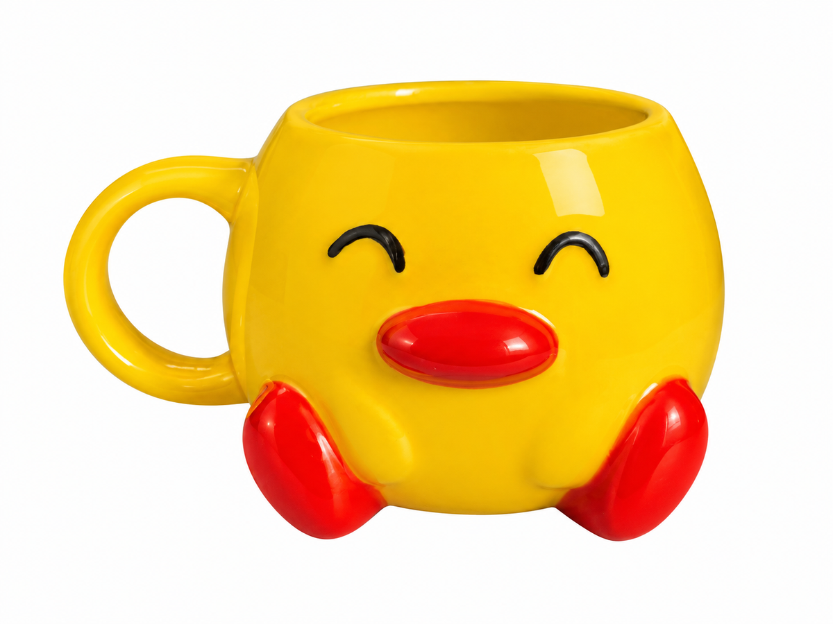 Duckie and Duck Ceramic Character Mugs