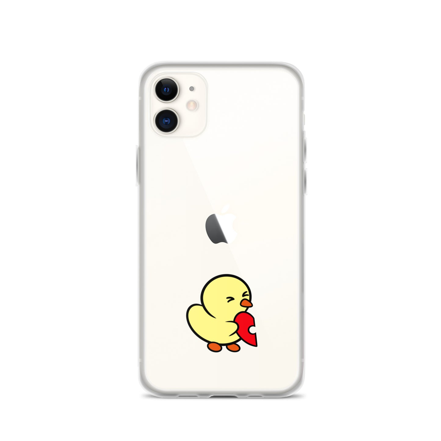 Heart Puzzle Duckie - Clear Case for iPhone®