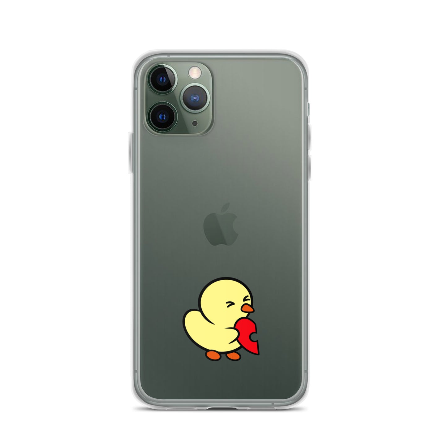 Heart Puzzle Duckie - Clear Case for iPhone®