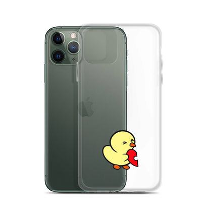 Heart Puzzle Duckie - Clear Case for iPhone®