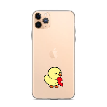 Heart Puzzle Duckie - Clear Case for iPhone®