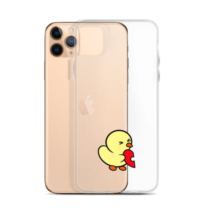 Heart Puzzle Duckie - Clear Case for iPhone®