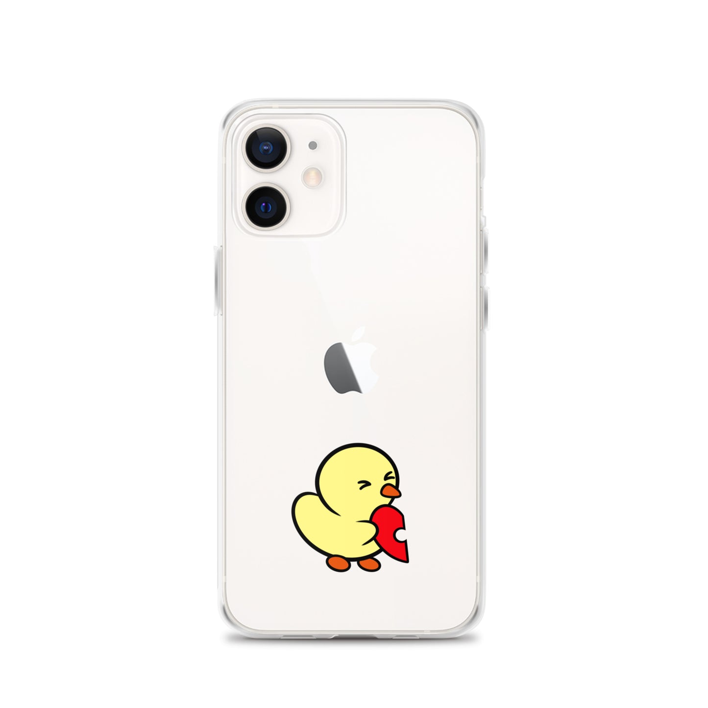 Heart Puzzle Duckie - Clear Case for iPhone®