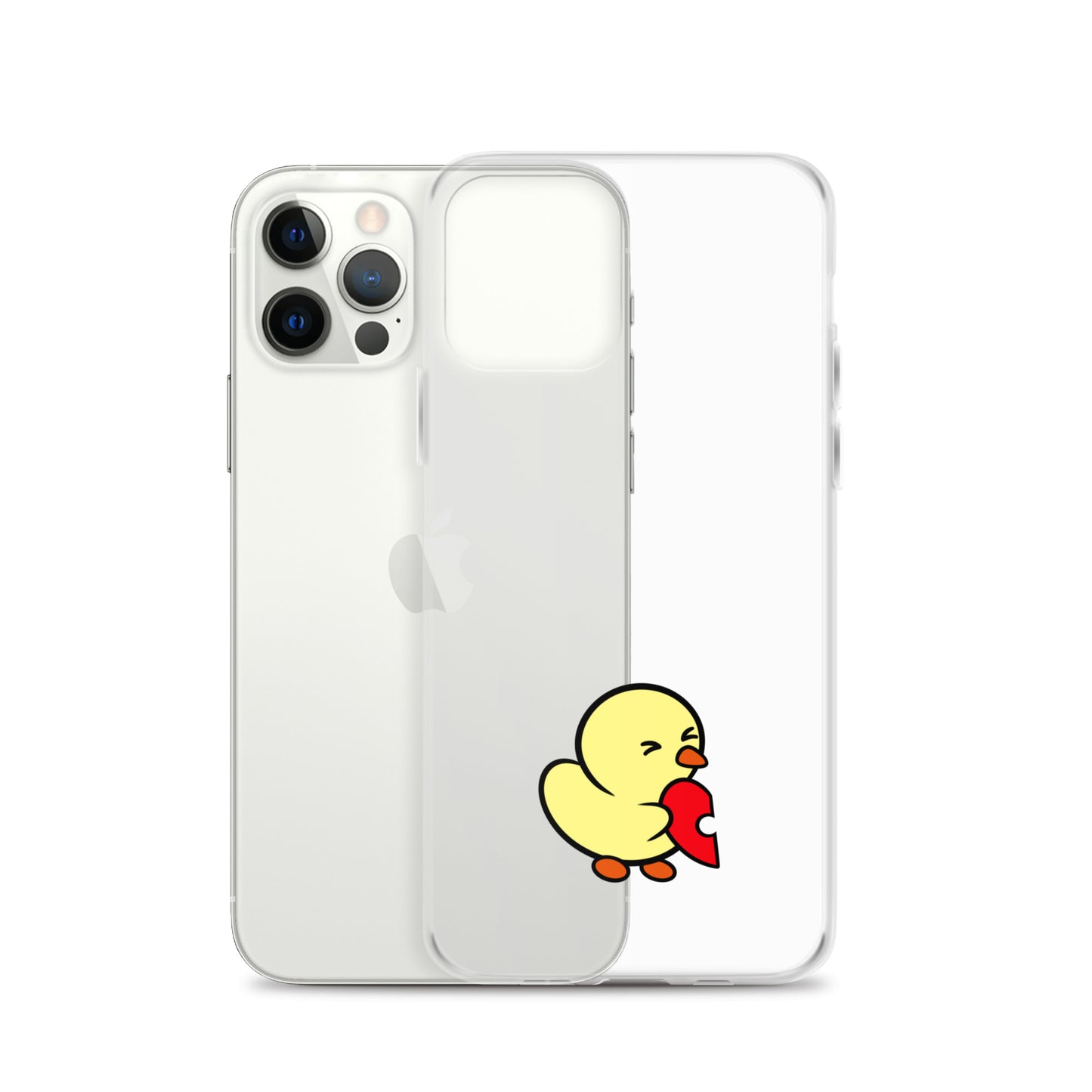 Heart Puzzle Duckie - Clear Case for iPhone®