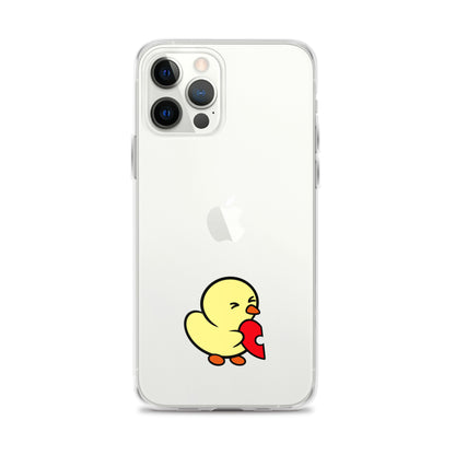 Heart Puzzle Duckie - Clear Case for iPhone®