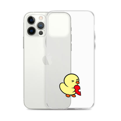 Heart Puzzle Duckie - Clear Case for iPhone®