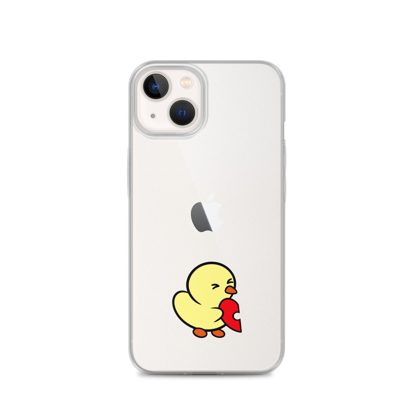 Heart Puzzle Duckie - Clear Case for iPhone®