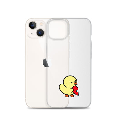 Heart Puzzle Duckie - Clear Case for iPhone®