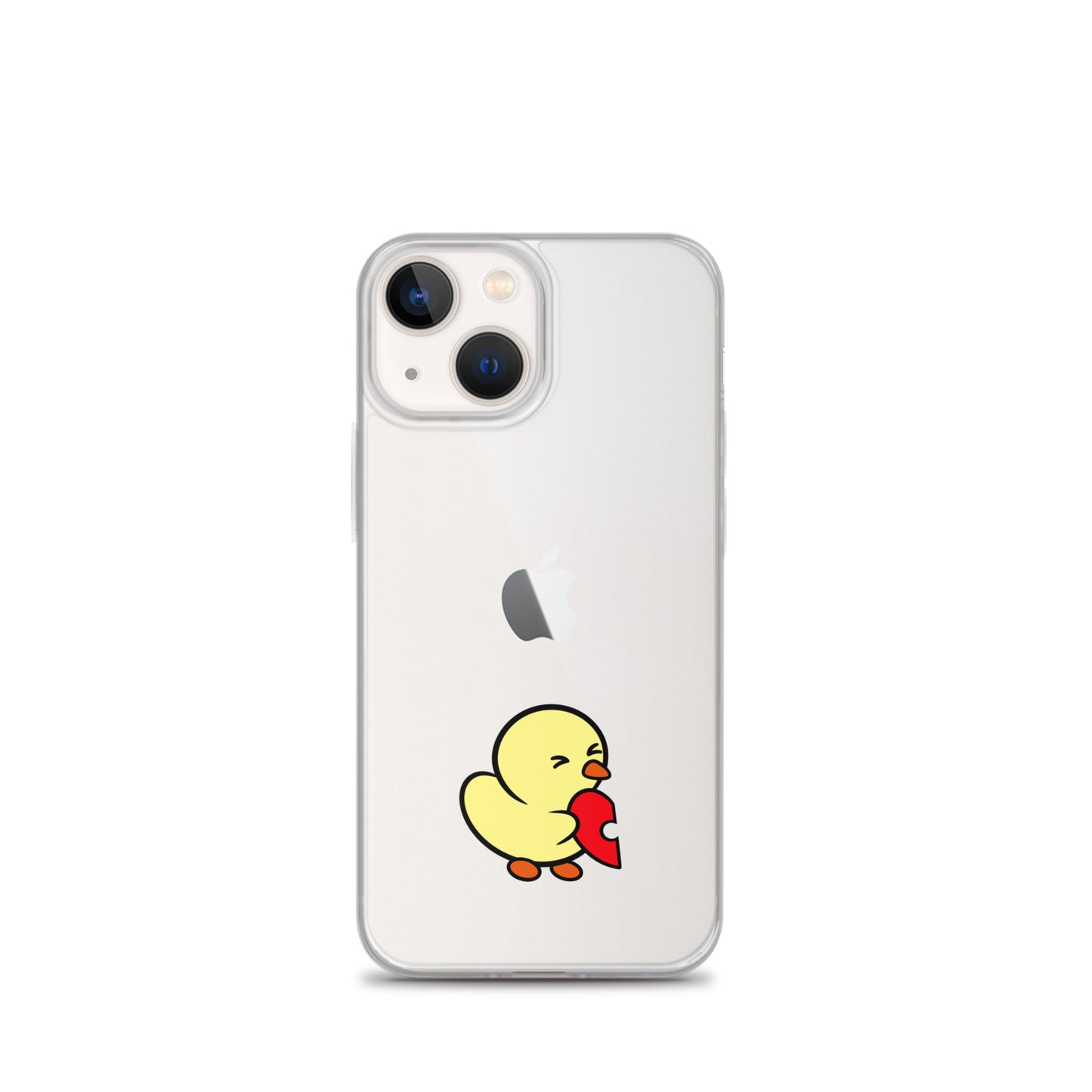 Heart Puzzle Duckie - Clear Case for iPhone®