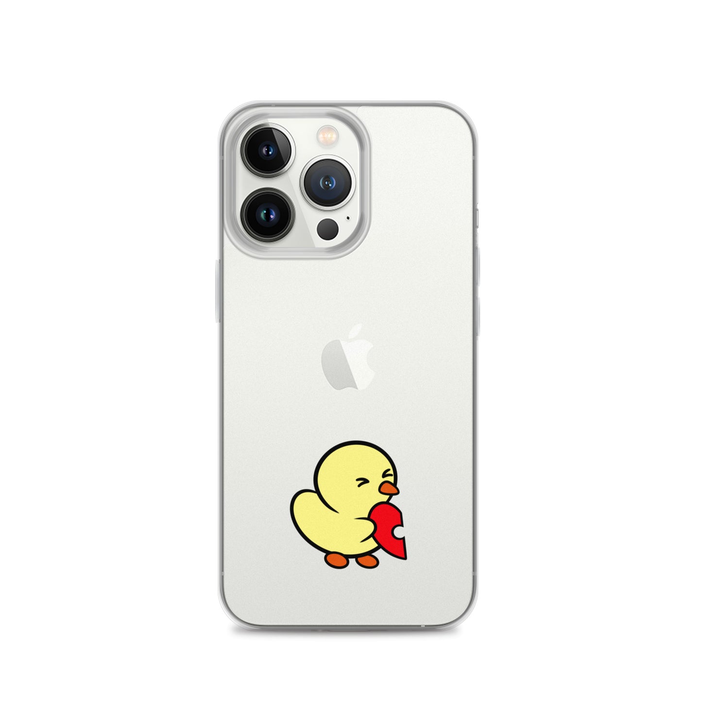 Heart Puzzle Duckie - Clear Case for iPhone®