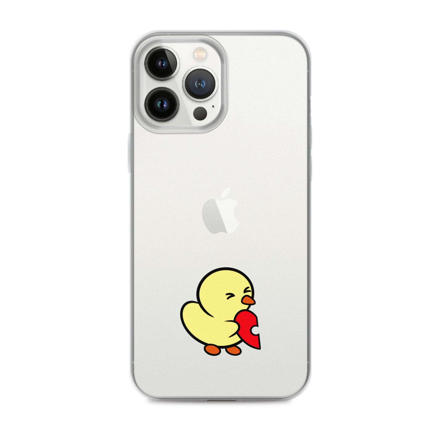 Heart Puzzle Duckie - Clear Case for iPhone®