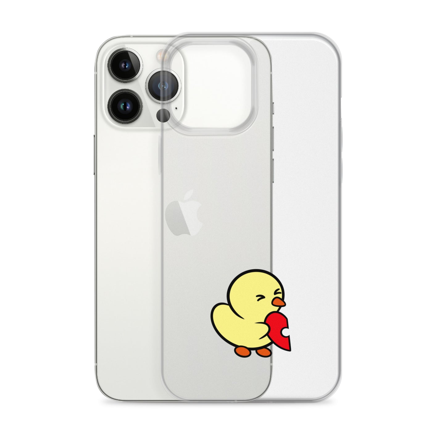 Heart Puzzle Duckie - Clear Case for iPhone®