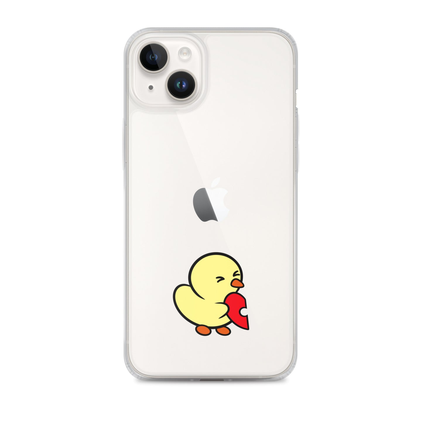 Heart Puzzle Duckie - Clear Case for iPhone®