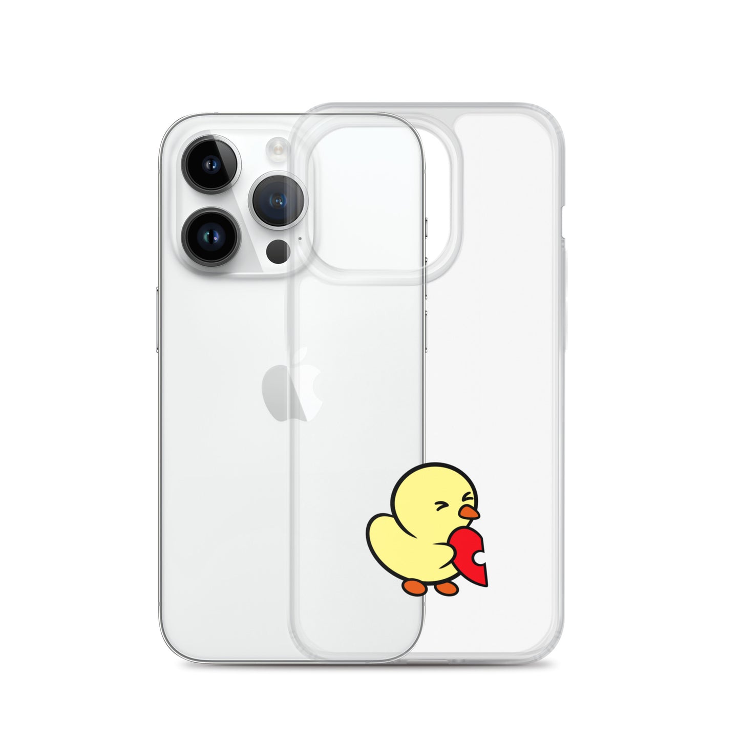 Heart Puzzle Duckie - Clear Case for iPhone®