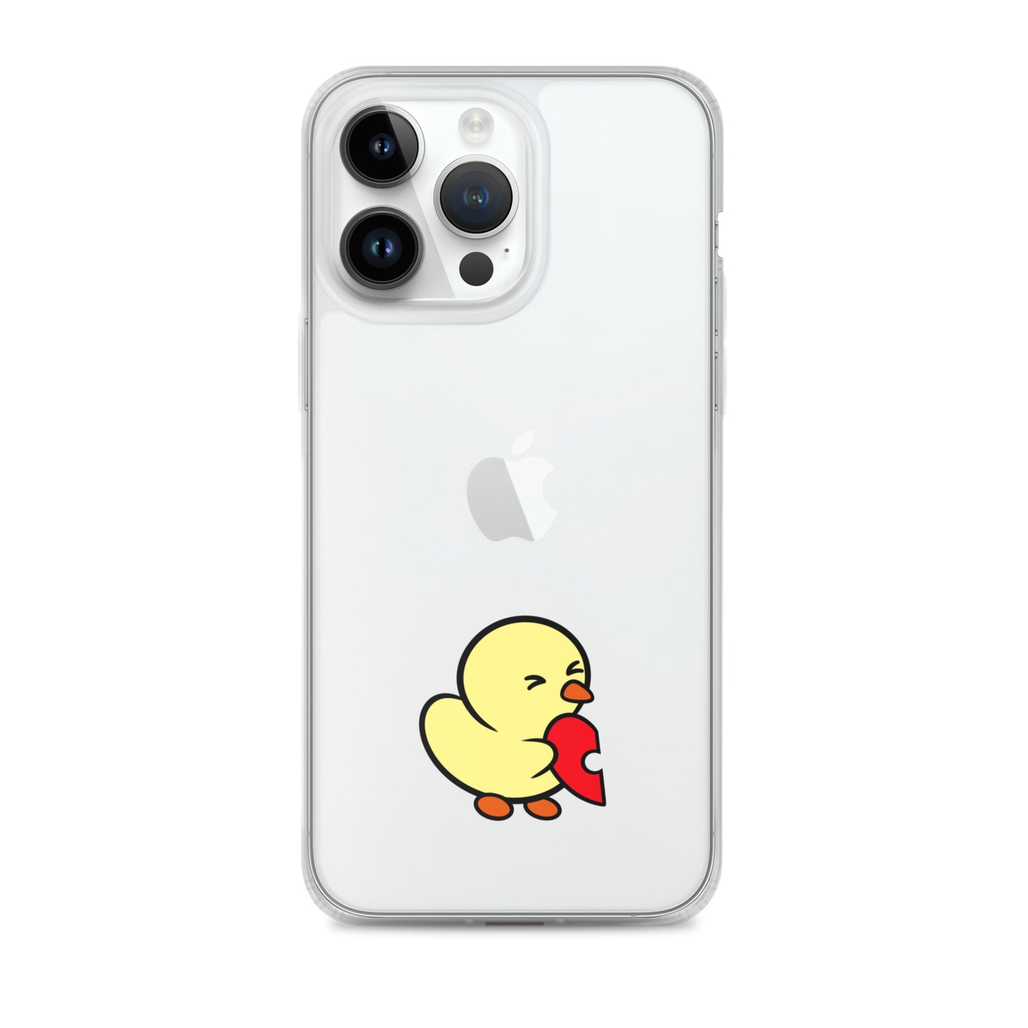 Heart Puzzle Duckie - Clear Case for iPhone®