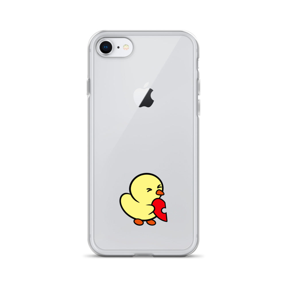 Heart Puzzle Duckie - Clear Case for iPhone®