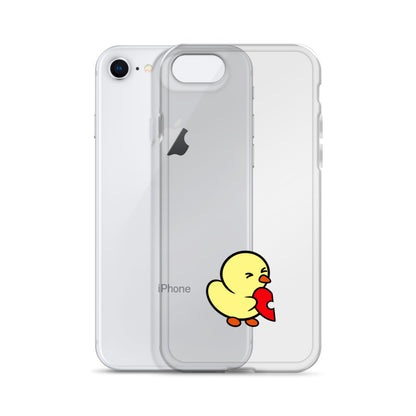 Heart Puzzle Duckie - Clear Case for iPhone®