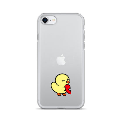 Heart Puzzle Duckie - Clear Case for iPhone®