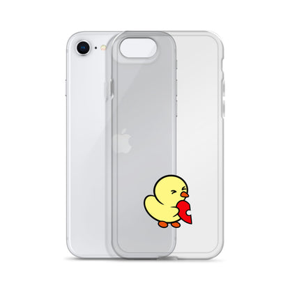 Heart Puzzle Duckie - Clear Case for iPhone®