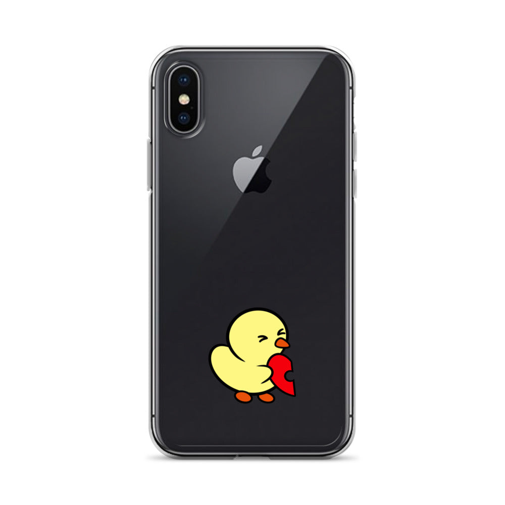 Heart Puzzle Duckie - Clear Case for iPhone®