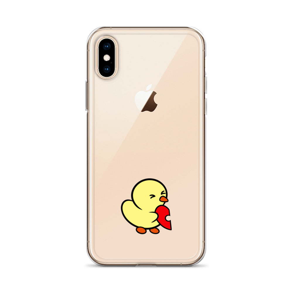 Heart Puzzle Duckie - Clear Case for iPhone®