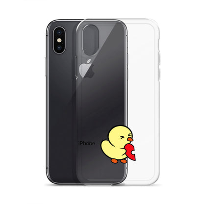 Heart Puzzle Duckie - Clear Case for iPhone®