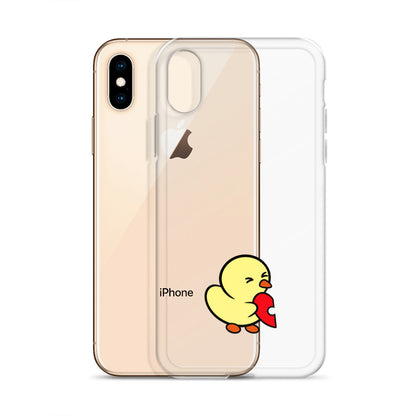 Heart Puzzle Duckie - Clear Case for iPhone®