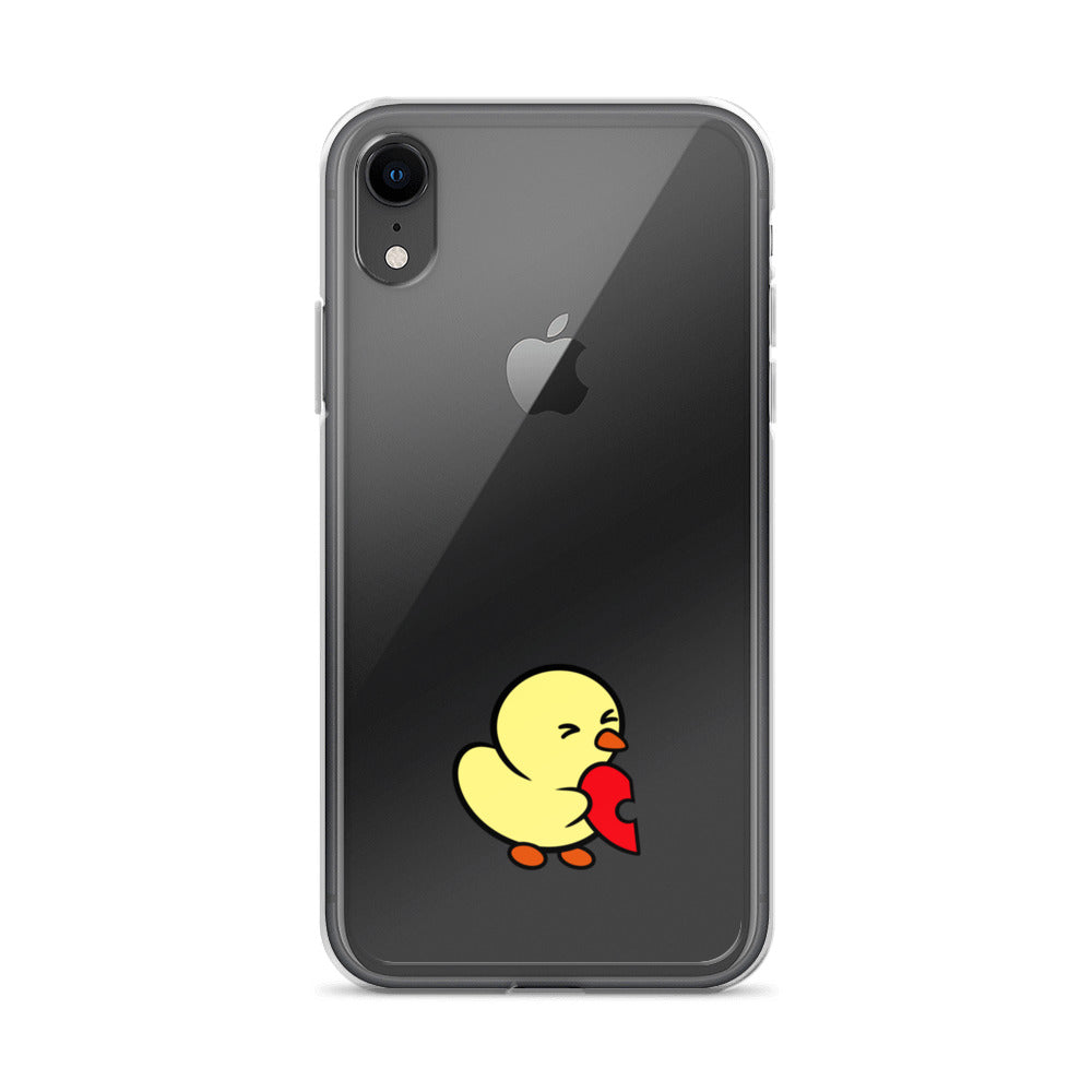 Heart Puzzle Duckie - Clear Case for iPhone®