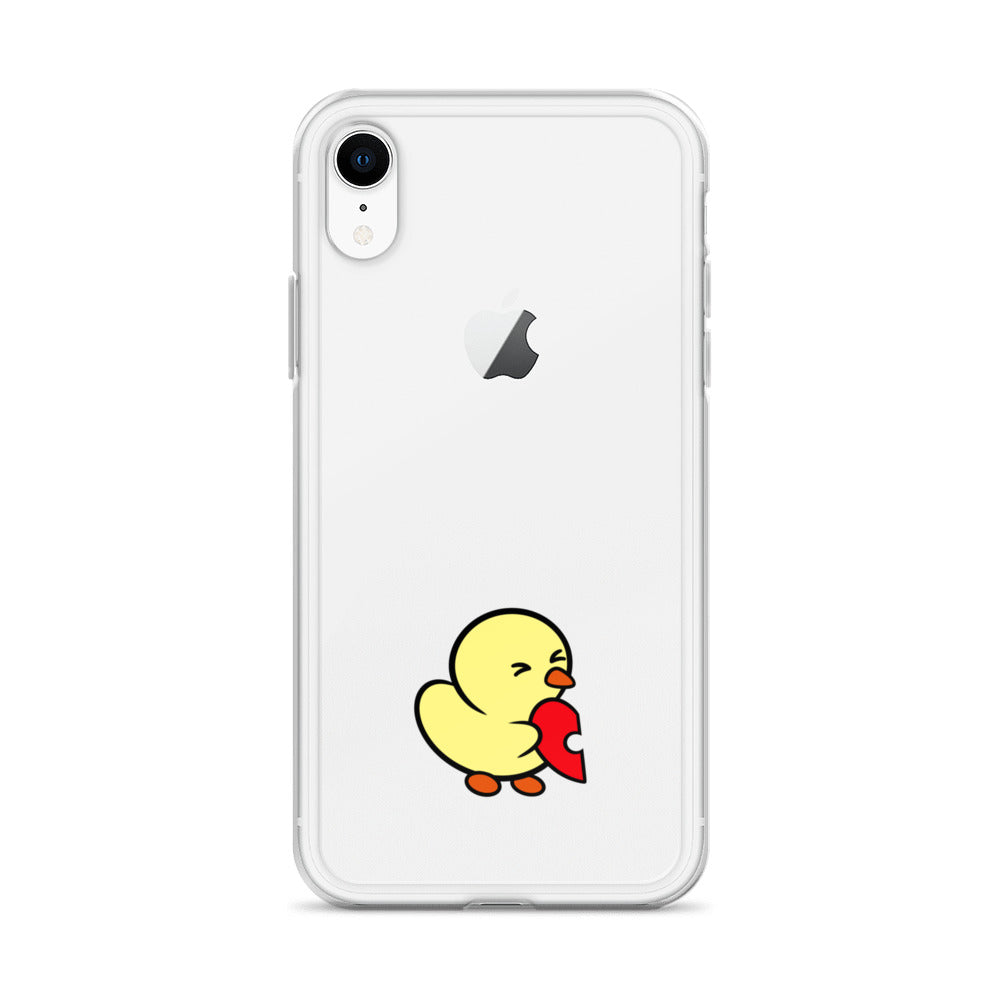 Heart Puzzle Duckie - Clear Case for iPhone®