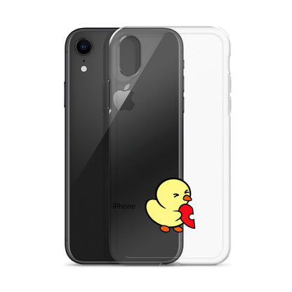 Heart Puzzle Duckie - Clear Case for iPhone®