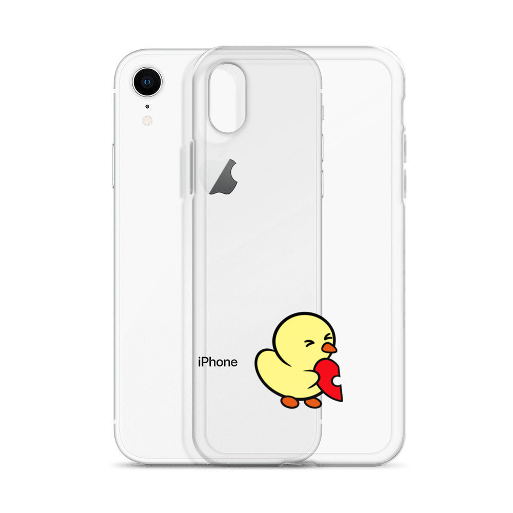 Heart Puzzle Duckie - Clear Case for iPhone®