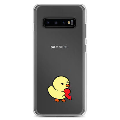 Heart Puzzle Duckie - Clear Case for Samsung®