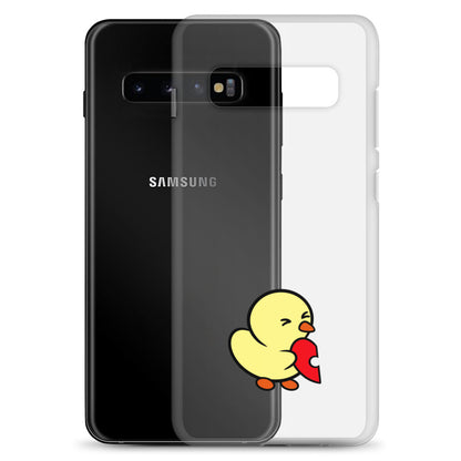 Heart Puzzle Duckie - Clear Case for Samsung®