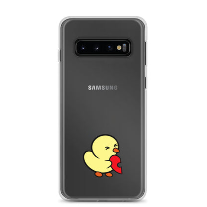 Heart Puzzle Duckie - Clear Case for Samsung®