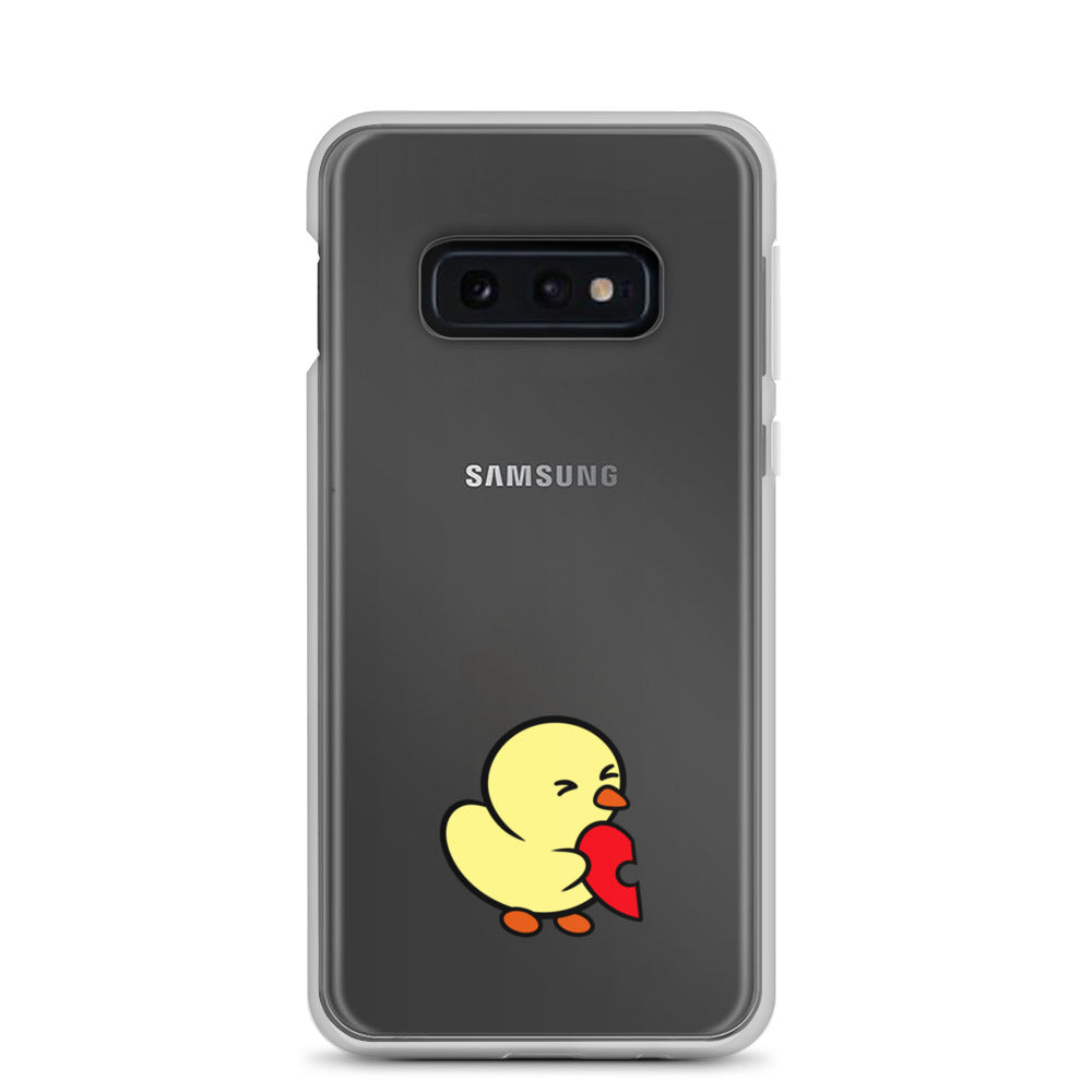 Heart Puzzle Duckie - Clear Case for Samsung®