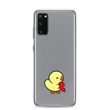 Heart Puzzle Duckie - Clear Case for Samsung®