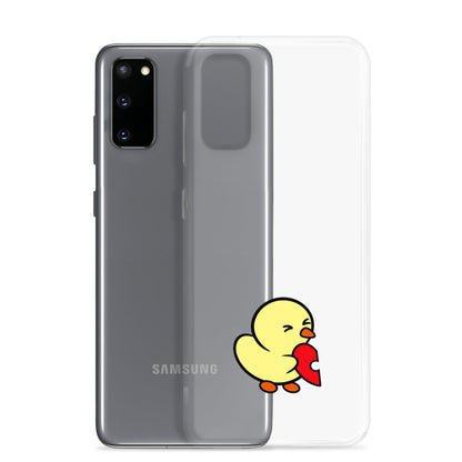 Heart Puzzle Duckie - Clear Case for Samsung®