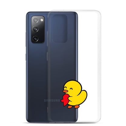 Heart Puzzle Duck - Clear Case for Samsung®