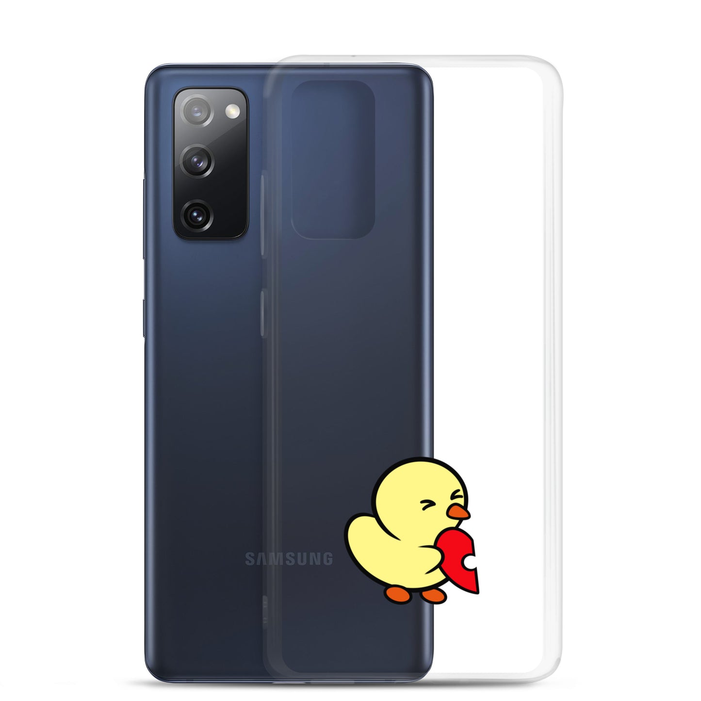 Heart Puzzle Duckie - Clear Case for Samsung®