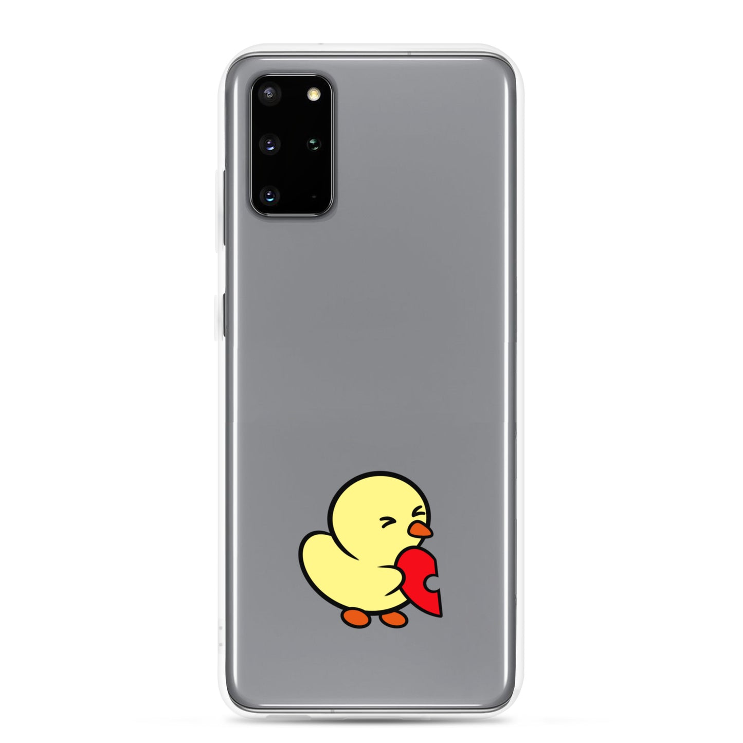 Heart Puzzle Duckie - Clear Case for Samsung®