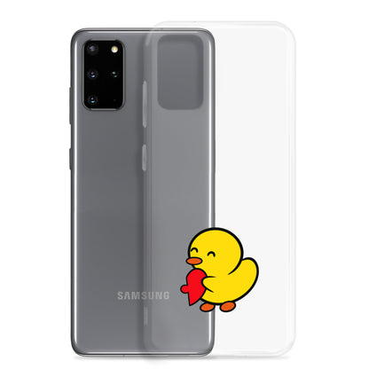 Heart Puzzle Duck - Clear Case for Samsung®