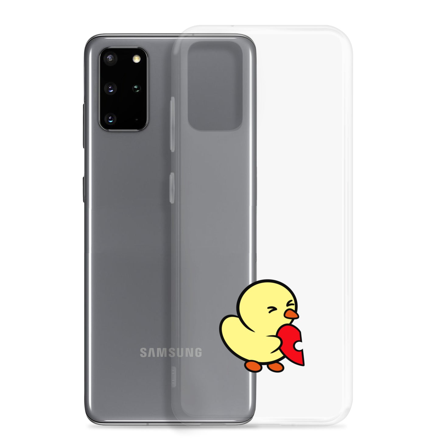 Heart Puzzle Duckie - Clear Case for Samsung®